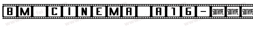 BM cinema A16字体转换